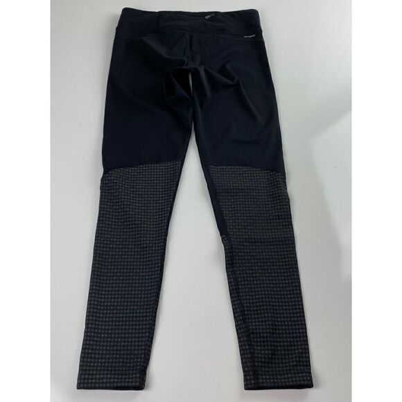 Saucony Running Tight Leggings Womens Small Black Polka Dot Bottom BJ0453 - Picture 2 of 6